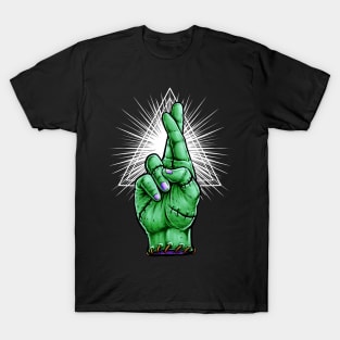 Zombie Fingers Crossed T-Shirt